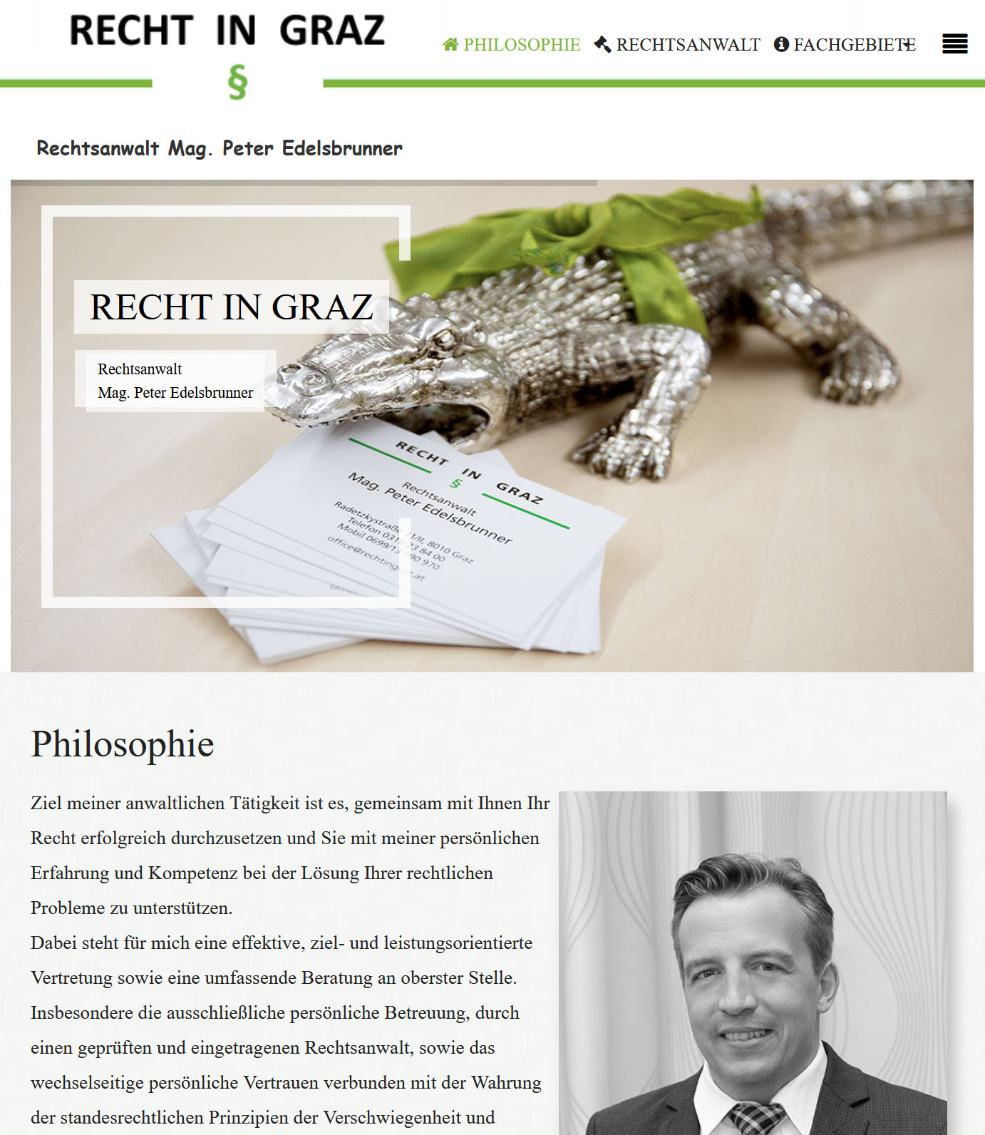 Recht in Graz - Mag. Peter Edelsbrunner